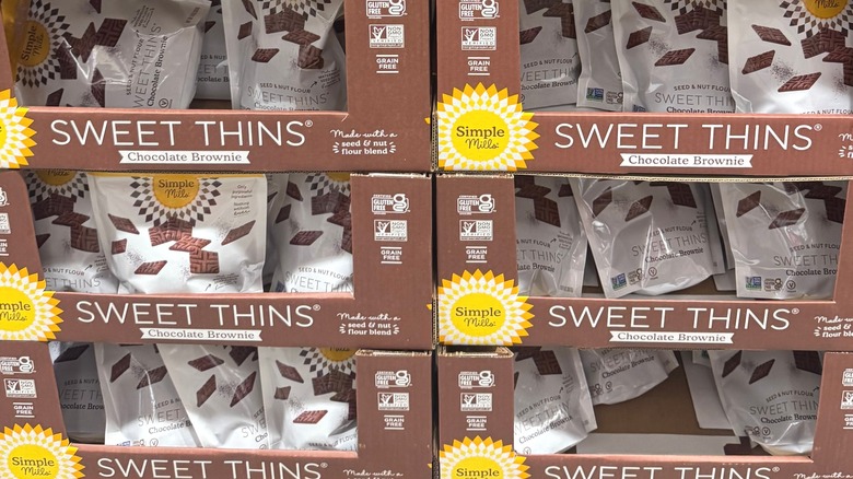 Simple Mills chocolate brownie thins at Costco