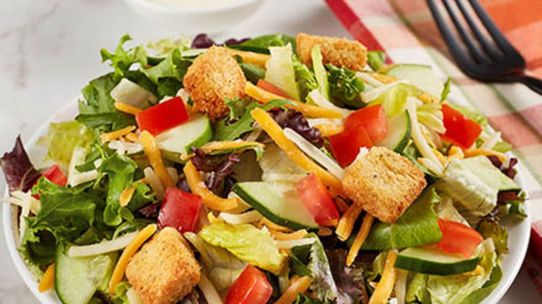 Garden salad without dressing from McAlister's Deli