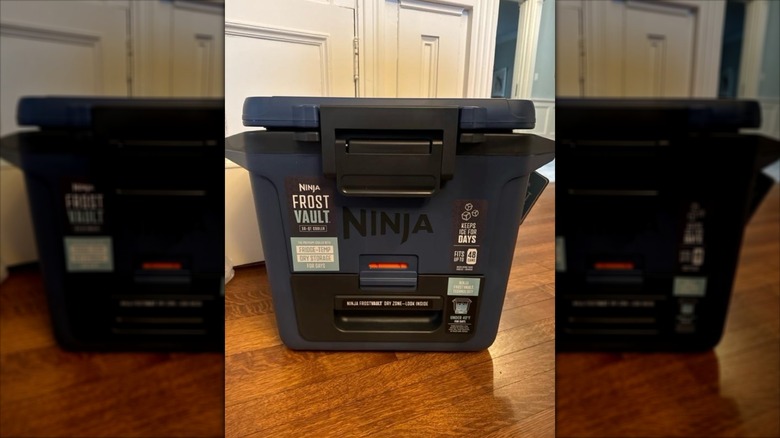 Front view of the Ninja FrostVault 30-quart chest cooler