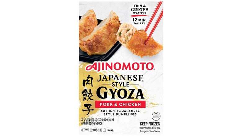 Box of Ajinomoto Japanese Style Gyoza