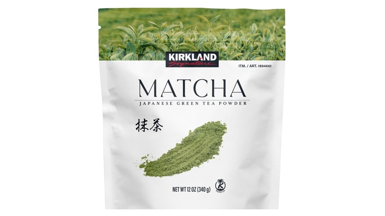 Bag of Kirkland Signature Japanese Matcha Green Tea Powder