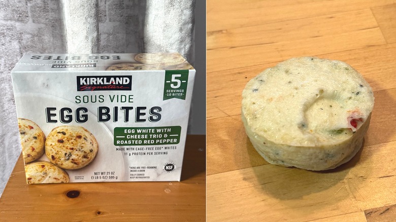Kirkland egg bites with packaging