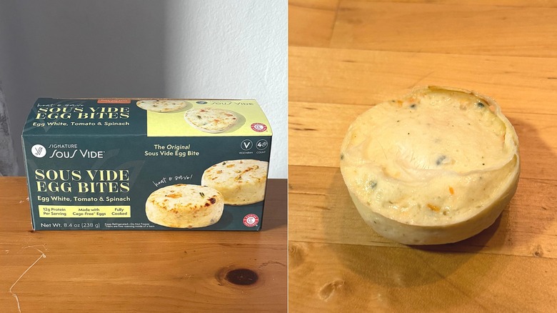 Sous Vide egg bite with package