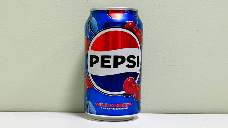 A can of Pepsi Wild Cherry Soda