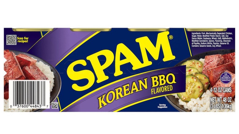 Box of Spam Korean BBQ Flavored
