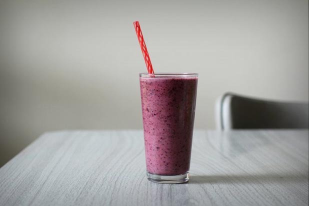 Pepper Lynn — Blueberry Pineapple Smoothie with Yogurt Whey