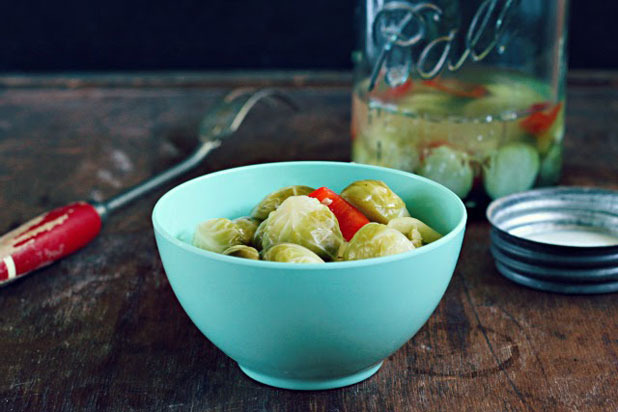 Bird & Cleaver — Hot Pickled Brussels Sprouts