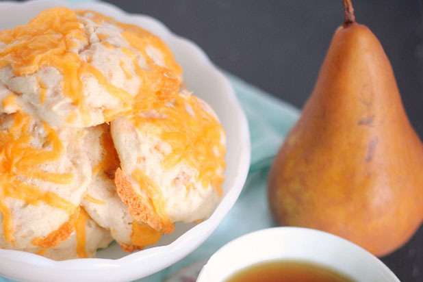 Baker Bettie — Smoked Pear and Sharp Cheddar Cookies