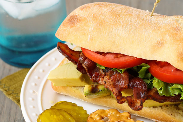 Garnish with Lemon — BLT with Grilled Avocado