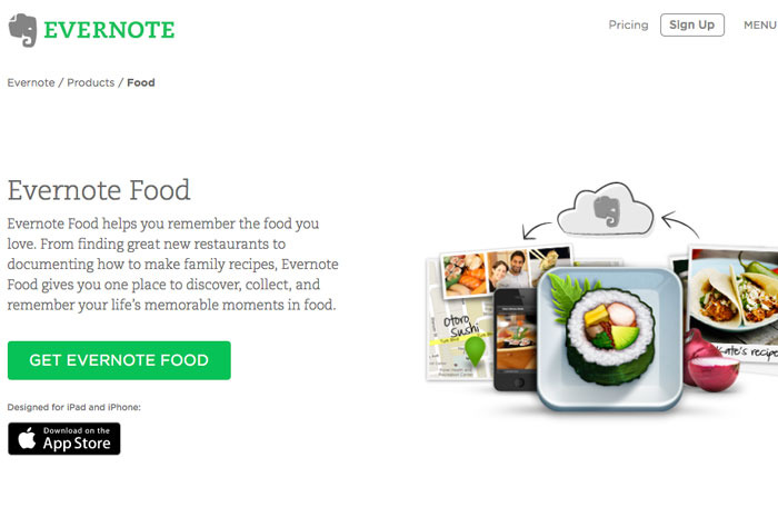 Evernote Food
