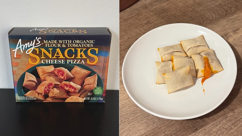 Amy's cheese pizza snack