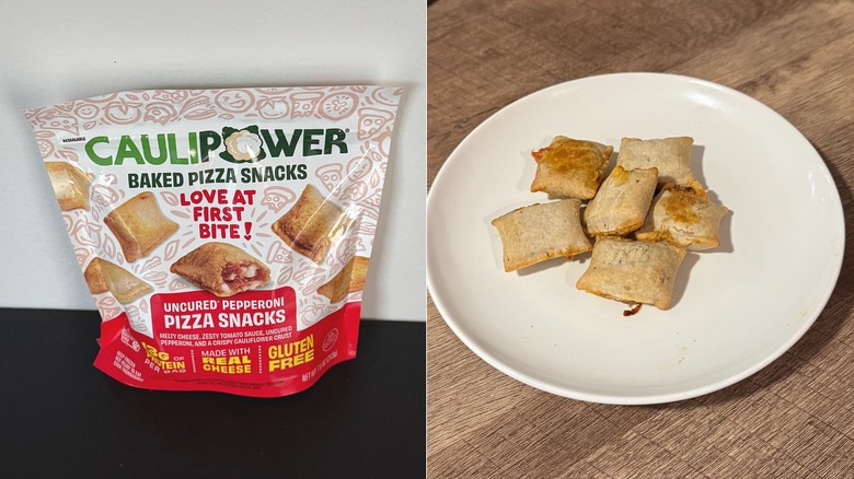 Caulipower uncured pepperoni pizza snack