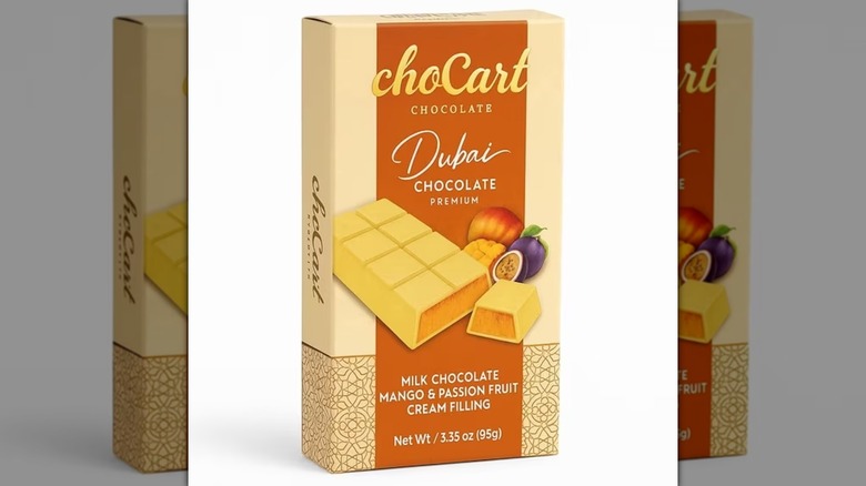 ChocCart Exotic Mango & Passion Fruit Chocolate Bar