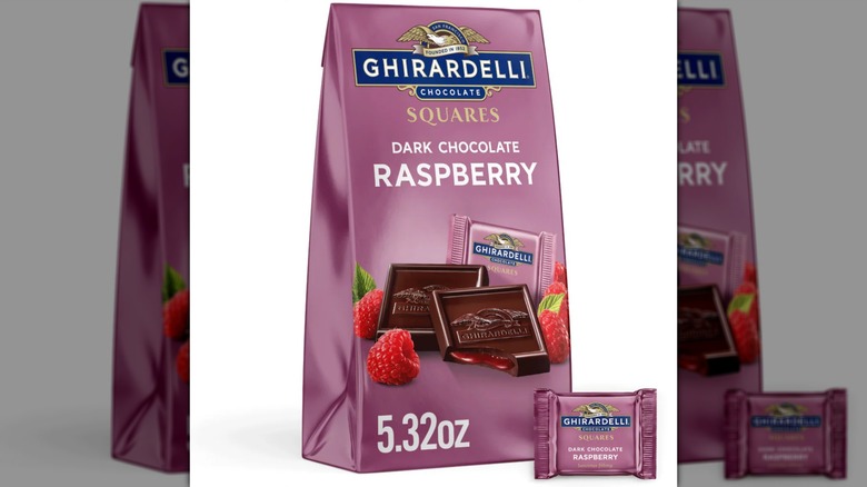 Ghirardelli Dark Chocolate Raspberry Squares