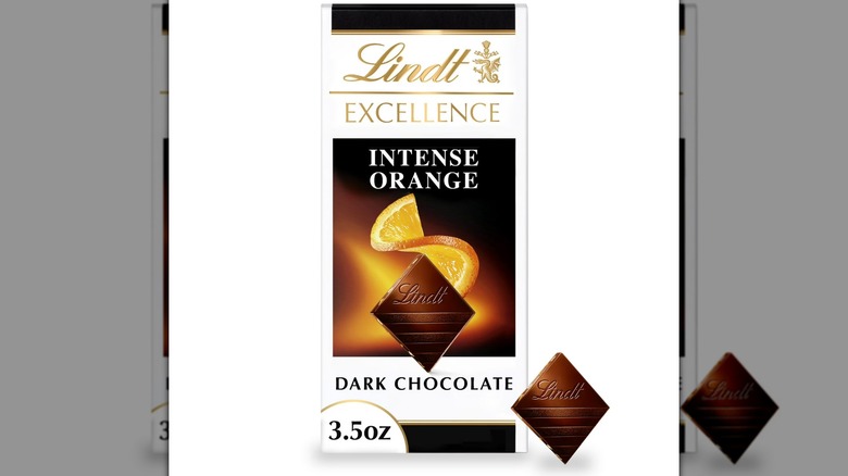 Lindt Excellence Intense Orange Dark Chocolate Bar