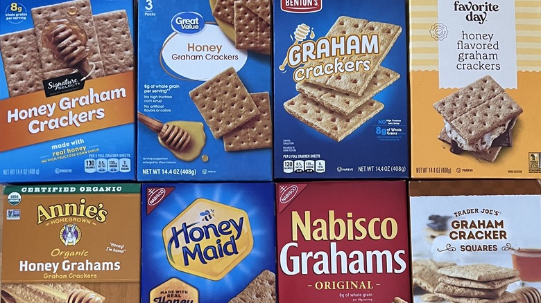 Boxes of graham crackers
