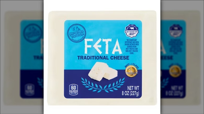 A block of Emporium Selection Feta Traditional Cheese