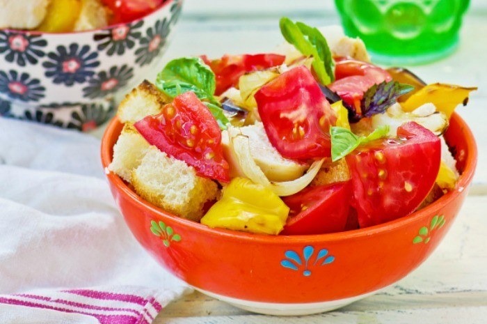 Grilled Chicken Panzanella