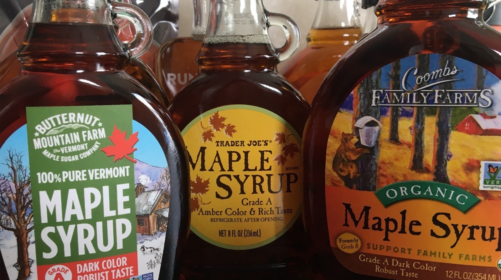 Coombs Family Farms Maple Syrup, Organic Grade A, Dark Color, Robust Taste,  8 Fl Oz