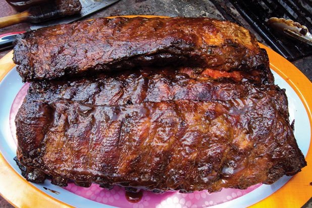 Hector Rivera's Charcoalholics Spicy Coconut and Rum Ribs