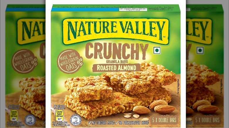 Nature Valley roasted almond bars