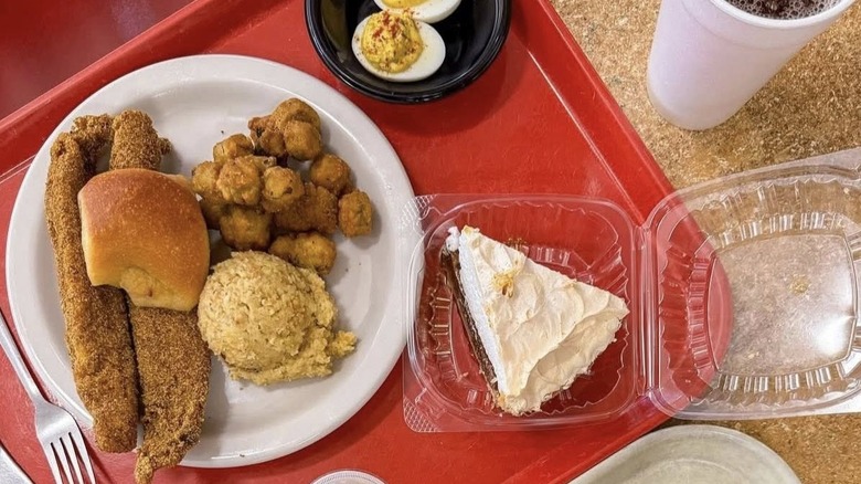 Fried fish at Arnold's Country Kitchen