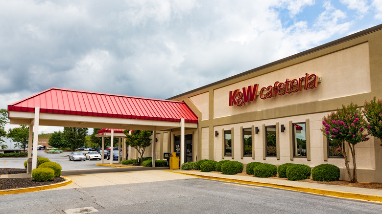 Exterior of K&W Cafeteria