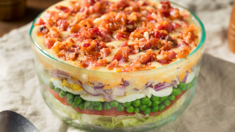 Seven-layer salad