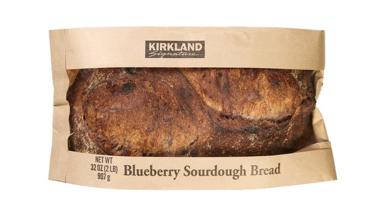 Costco's blueberry bread in a bag