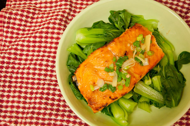 4. Miso-Glazed Broiled Salmon