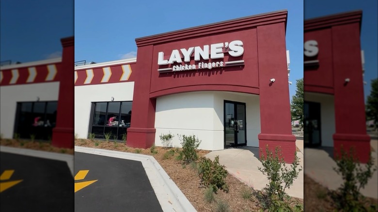The exterior of a Layne's Chicken Fingers