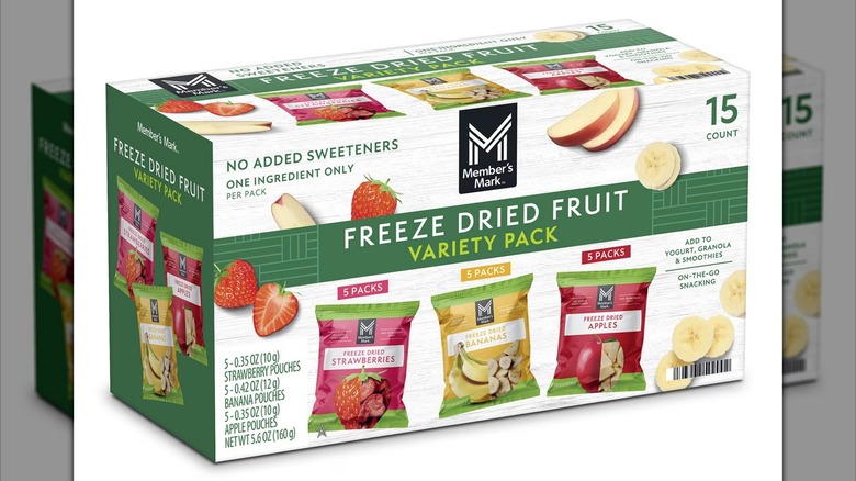Member's Mark freeze dried fruit variety pack