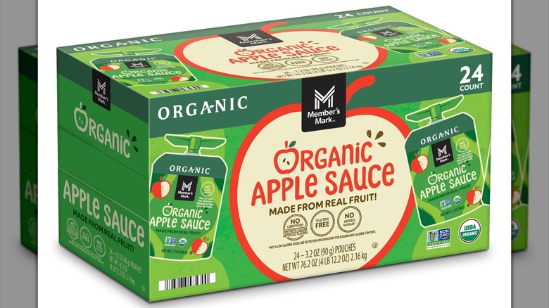 Member's Mark organic apple sauce pouches