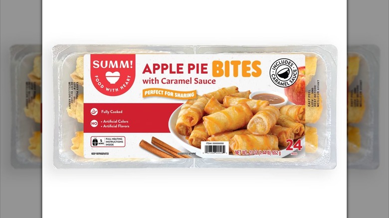 SUMM! apple pie bites with caramel sauce