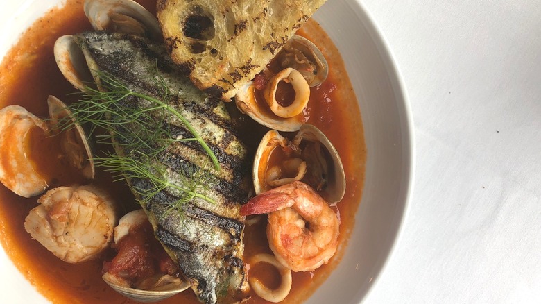 Plate of Cioppino from Davio's