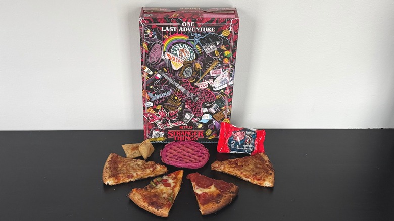 Arrangement of Stranger Things food collabs