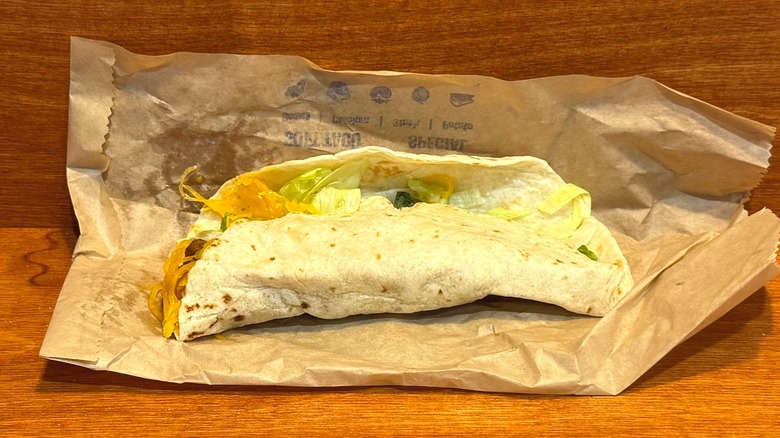 Taco Bell's Spicy Potato Soft Taco