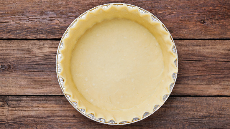 empty pie crust