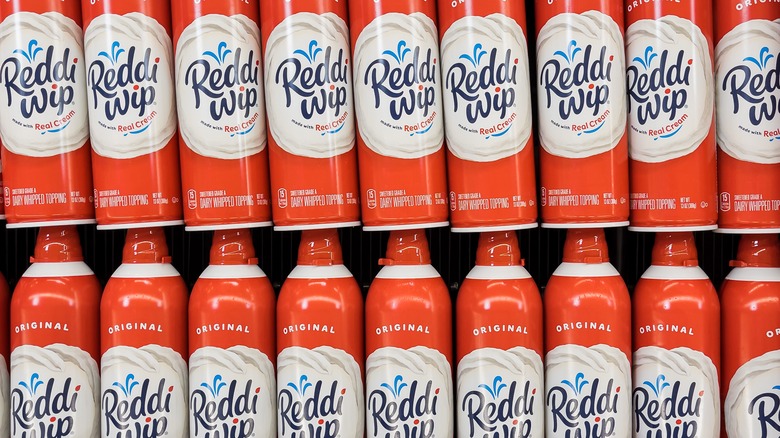 cans of reddi-wip