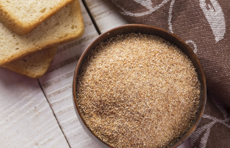 Toasted, Buttered Breadcrumbs