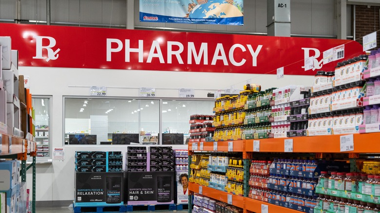 A view of a Costco Pharmacy
