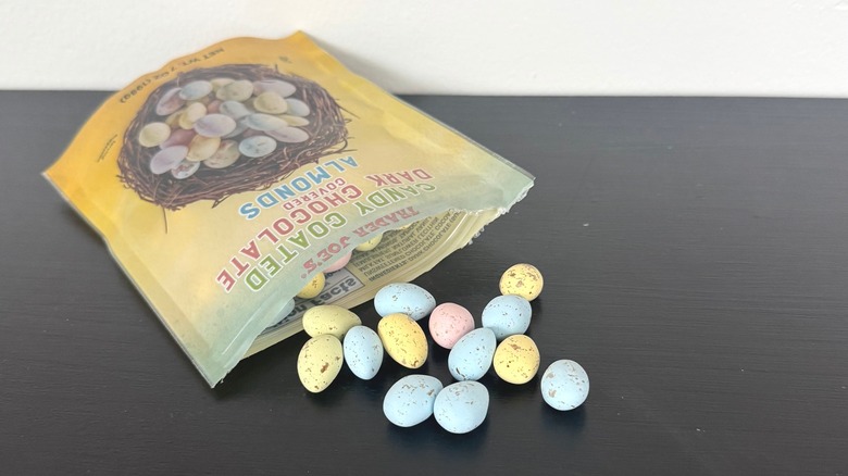 Trader Joe's Candy Coated Dark Chocolate Almonds