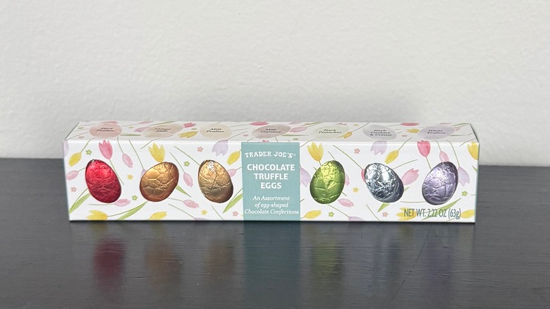 Trader Joe's Chocolate Truffle Eggs package