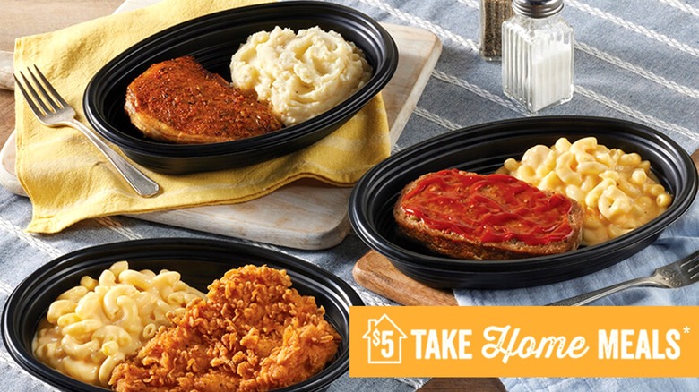 Cracker Barrel Take Home Meal containers