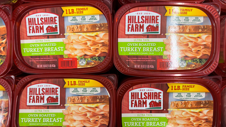 Hillshire Farm sliced oven roasted turkey breast packages