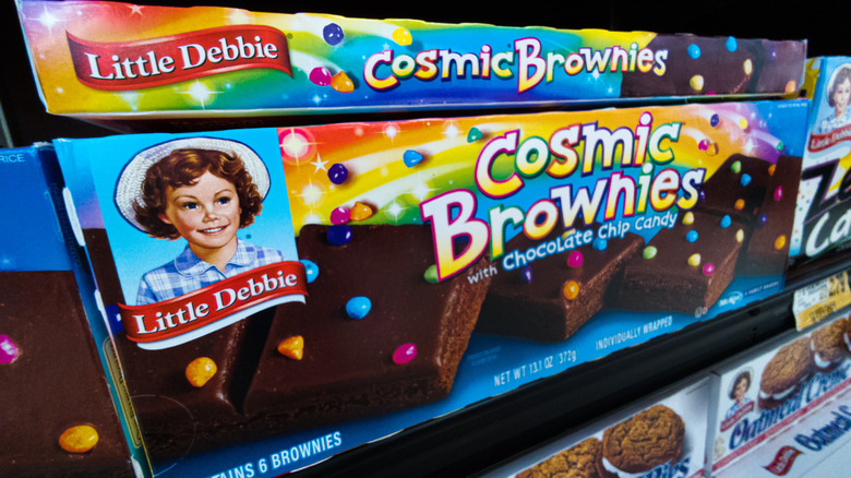 Boxes of Little Debbie Cosmic Brownies