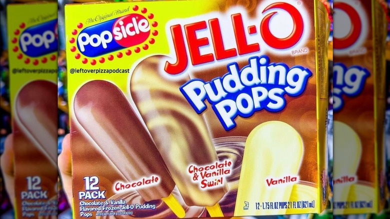 A box of Jell-O Pudding Pops
