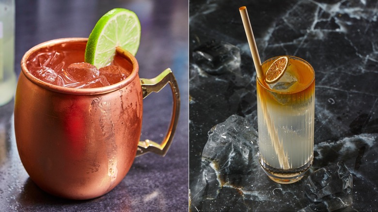 Moscow Mule and Dark 'n Stormy