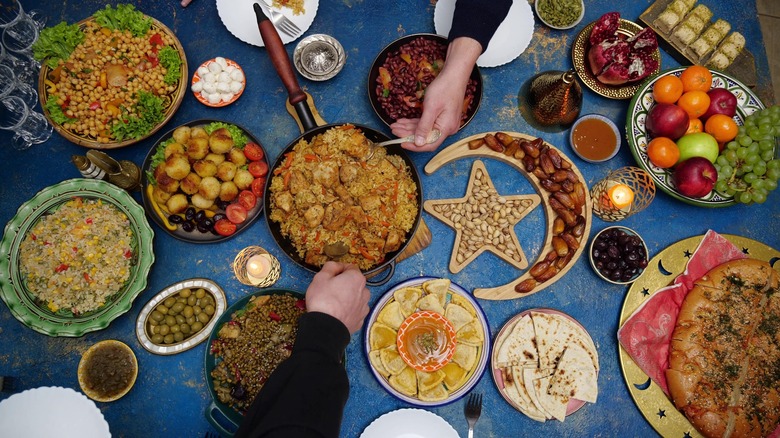 Ramadan table setting