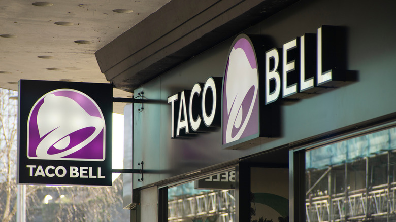 Taco Bell storefront in the UK